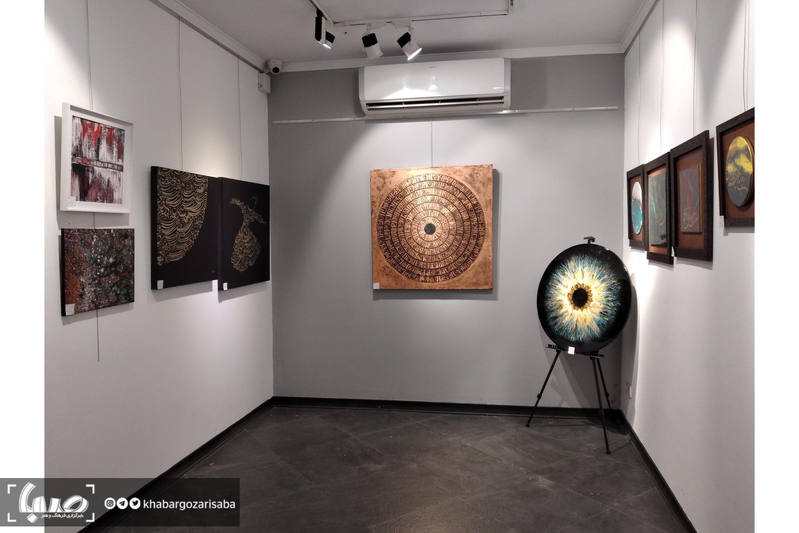برگزاری اختتامیه نمایشگاه «تجسم» در نگارخانه پنج پنج